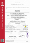certificat ISO 19443